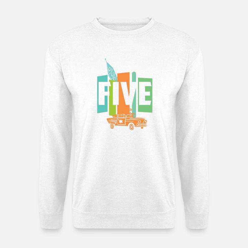 Five years old - Unisex Sweatshirt - white