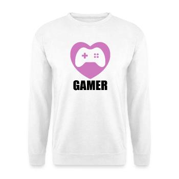 Spieler - Unisex Pullover - Weiß - Vorne