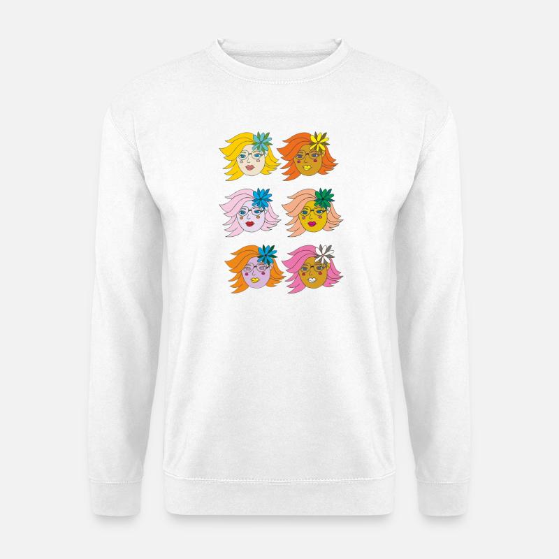 summer girls - Unisex Pullover - Weiß