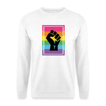 LGBT Pride Month - Pride Lives Matter - Unisex Pullover - Weiß - Vorne
