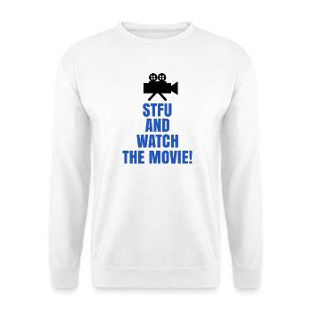 Movies Theater Streaming Statement Kamera - Unisex Pullover - Weiß - Vorne