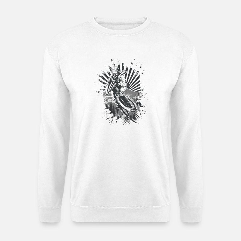 Moto Jump Graffiti Splash - Unisex Pullover - Weiß