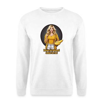 Bananen Frau - Unisex Pullover - Weiß - Vorne