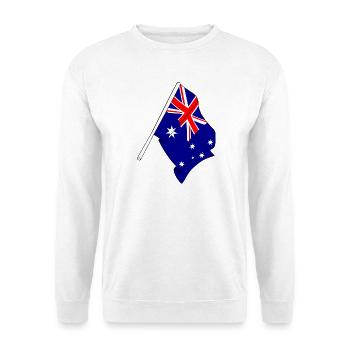 Flag of Australia - Unisex Sweatshirt - white - Front