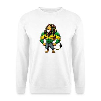 Musique reggae jamaïcaine - Sweat-shirt Unisexe - blanc - Devant