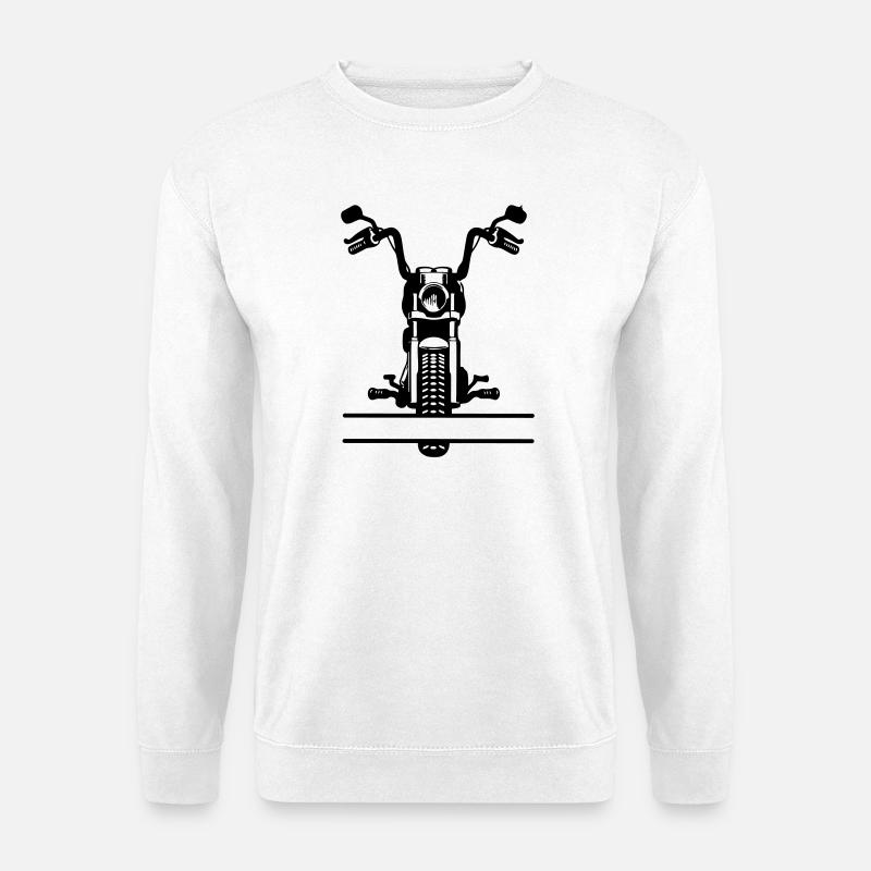 Motorsport-Chopper - Unisex Pullover - Weiß