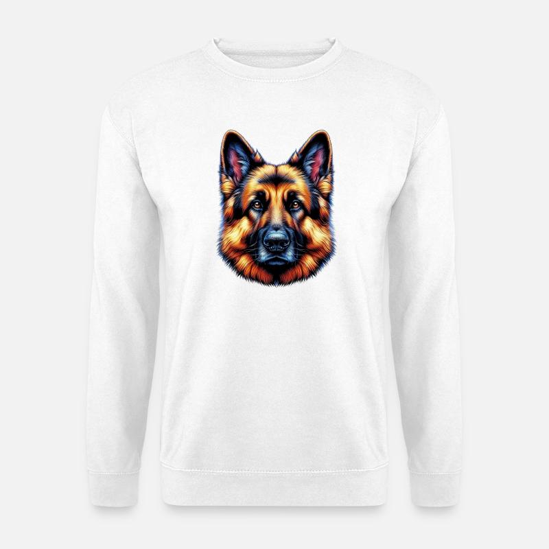 Deutscher Schäferhund Rex - Unisex Pullover - Weiß