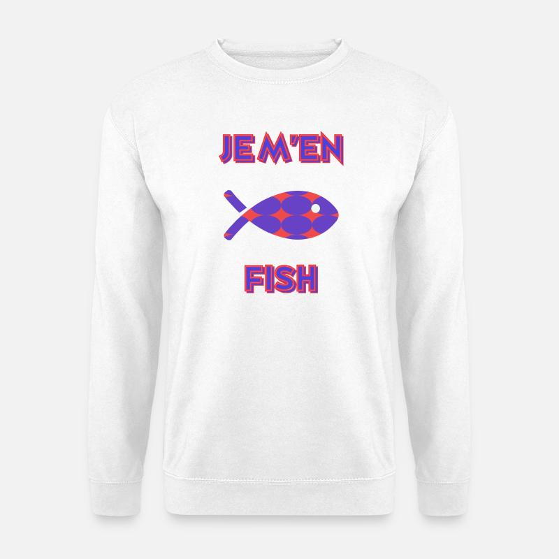 FISCH. HUMOR. FISCH - Unisex Pullover - Weiß