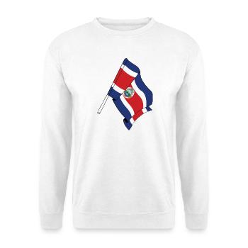 Flag Costa rica - Unisex Sweatshirt - white - Front