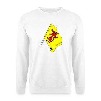 Flag of the province of South Holland - Unisex Sweatshirt - white - Front