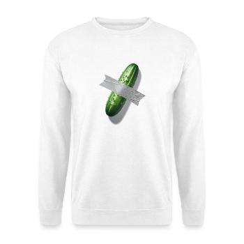 Cucumber on Wall - The Next Big Art Meme! - Unisex Sweatshirt - white - Front