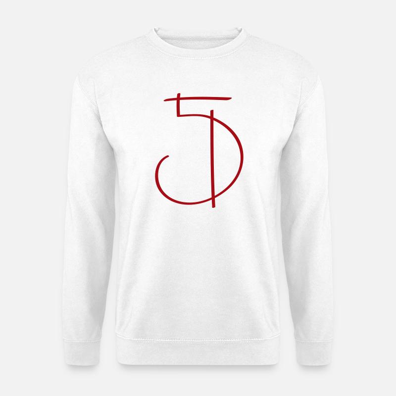 25 5 - Unisex Pullover - Weiß