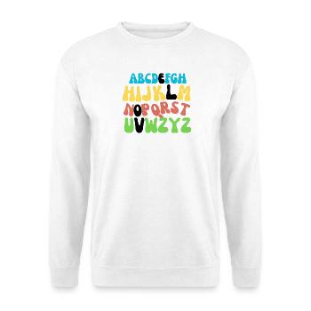 Find Love - Alphabet T-Shirt - Unisex Pullover - Weiß - Vorne