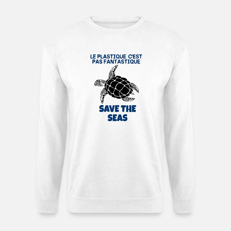 Rettet das Meer - Unisex Pullover - Weiß