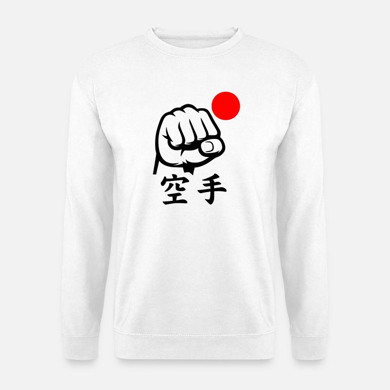 Karate Faust / Fist - Unisex Pullover - Weiß