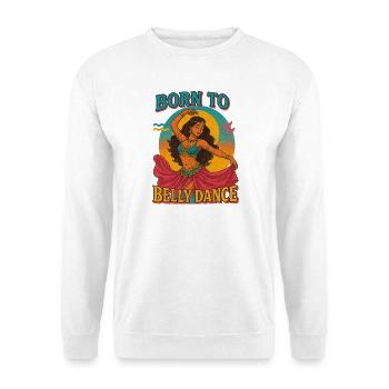Danse du ventre inspiré Illustration Boho - Sweat-shirt Unisexe - blanc - Devant