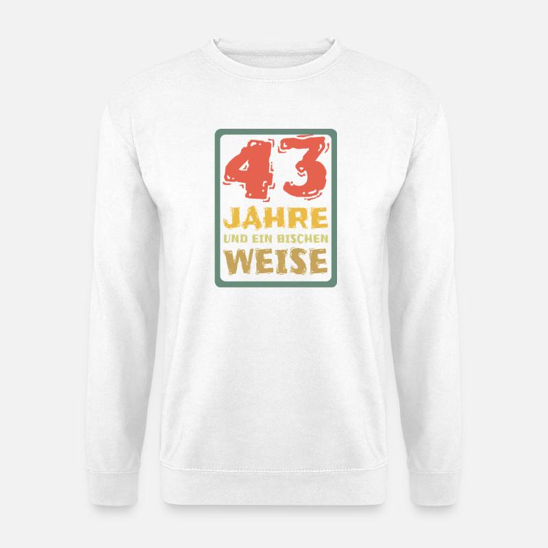 43 - Unisex Pullover - Weiß