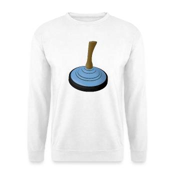 2025-EISSTOCK-hellblau - Unisex Sweatshirt - white - Front