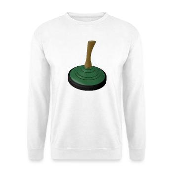 2025 BOUILLON DE GLACE Vert - Sweat-shirt Unisexe - blanc - Devant