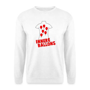 Innere Ballons - Unisex Pullover - Weiß - Vorne
