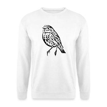 Black Bird Black Gift Christmas - Unisex Sweatshirt - white - Front