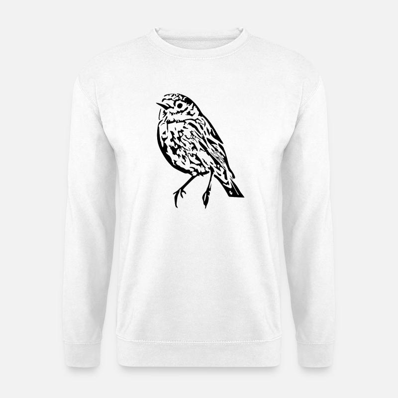 Black Bird Black Gift Noël - Sweat-shirt Unisexe - blanc