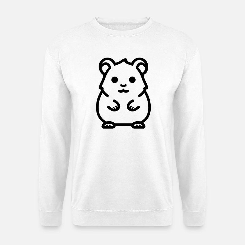Hamster - Unisex Pullover - Weiß