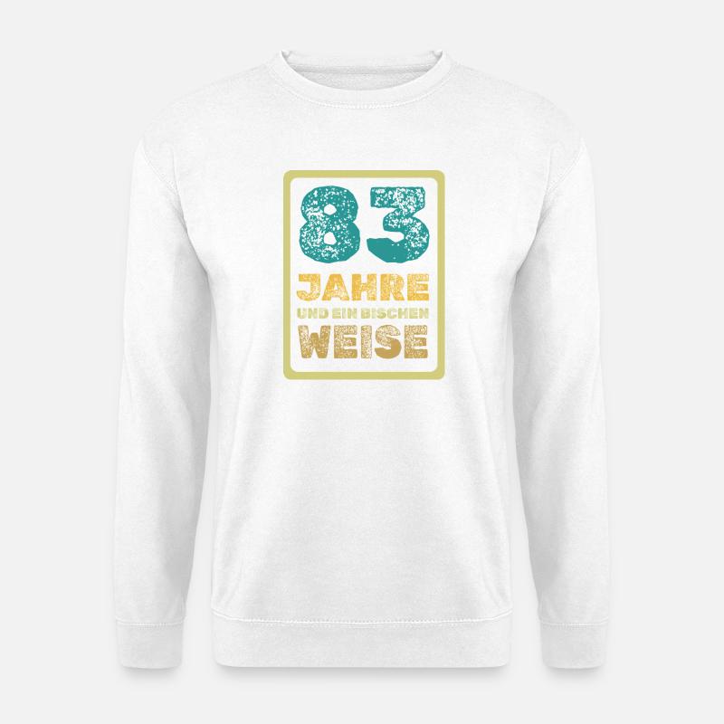 Age 83 - Unisex Sweatshirt - white