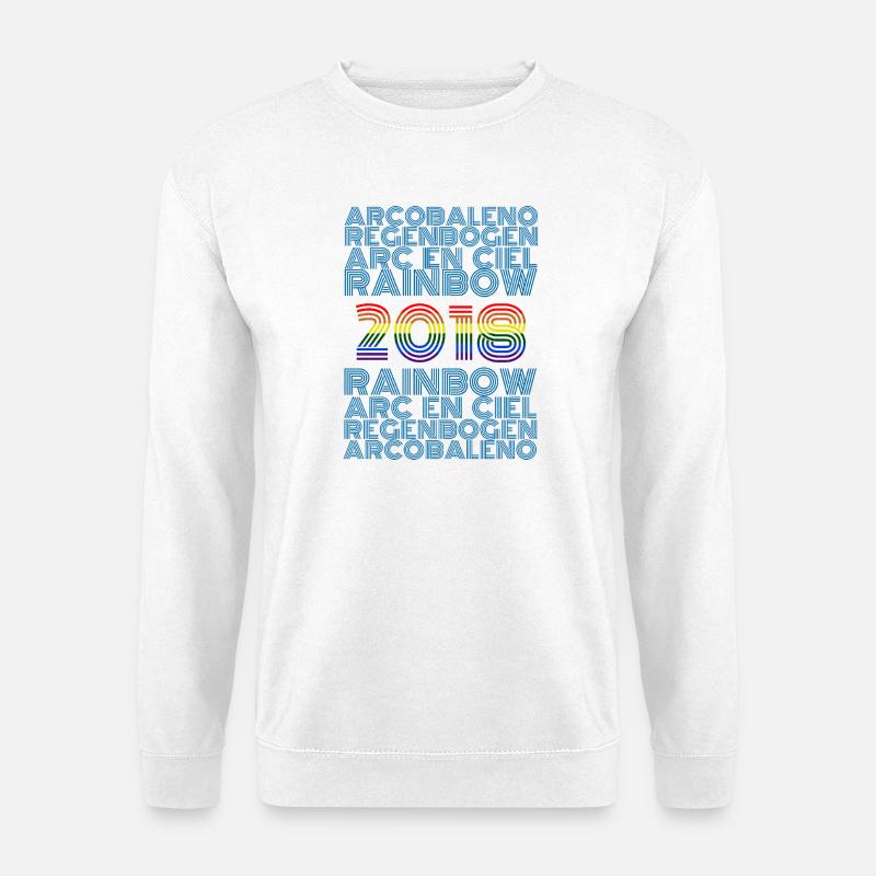 Rainbow 2018 - Unisex Pullover - Weiß