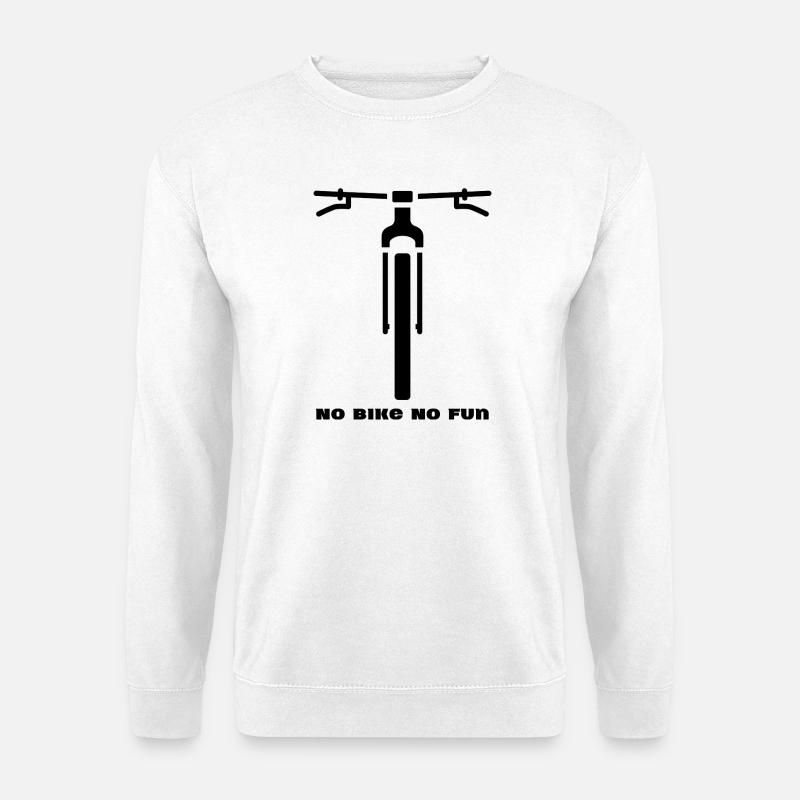 MTB_No_Bike - Unisex Pullover - Weiß