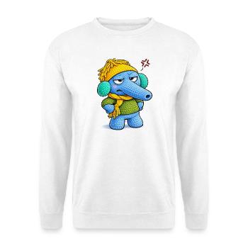 Leo Langnase genervt - Unisex Pullover - Weiß - Vorne