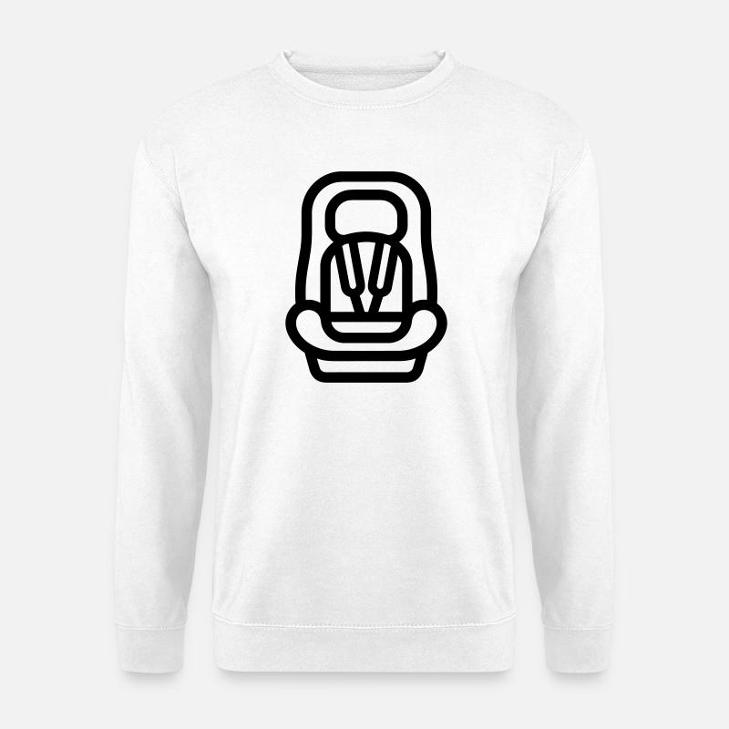 siège auto bébé - Sweat-shirt Unisexe - blanc