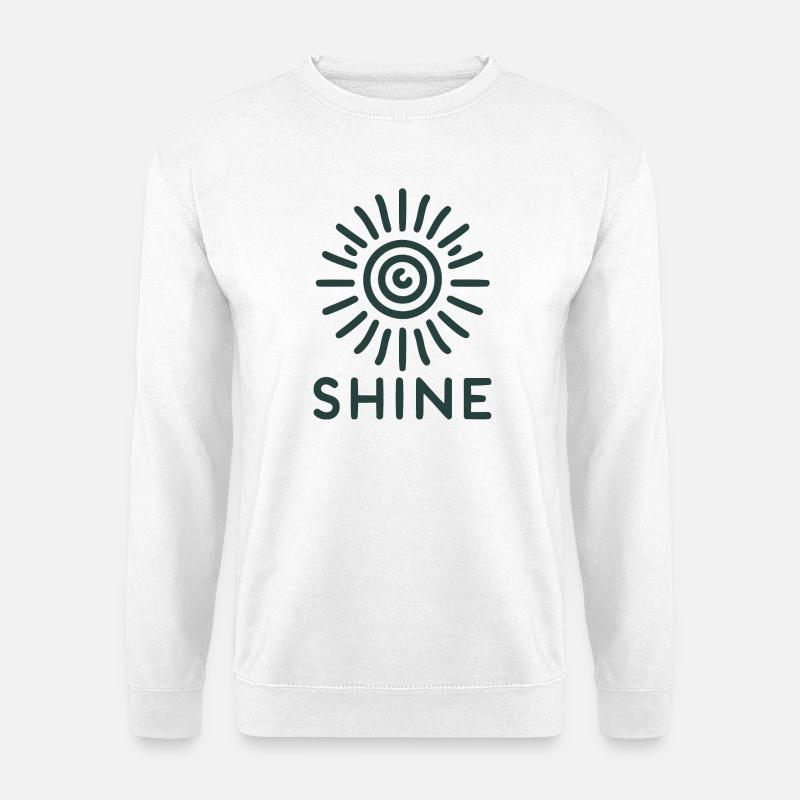 Sonnenspirale Shine - Unisex Pullover - Weiß