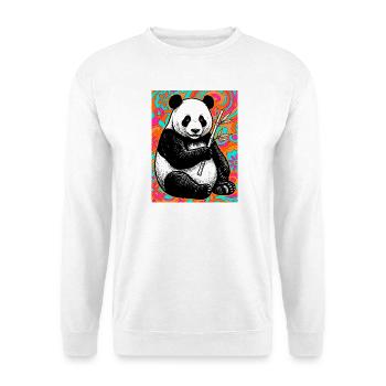 panda - Sweat-shirt Unisexe - blanc - Devant