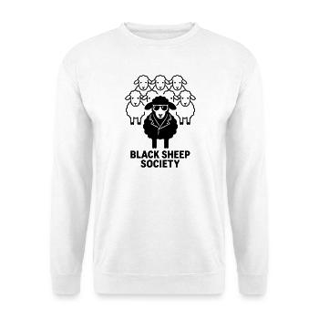 Anticonformiste : Le Cercle des Moutons Noirs - Sweat-shirt Unisexe - blanc - Devant