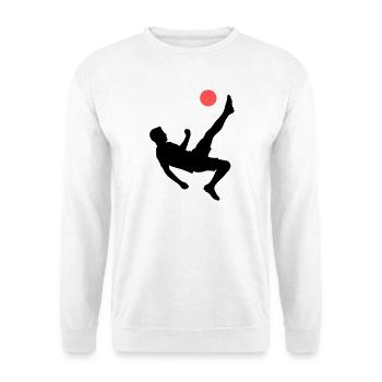 Football aérien dynamique - Sweat-shirt Unisexe - blanc - Devant