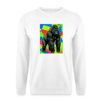 gorilla - Unisex Sweatshirt - white - Front