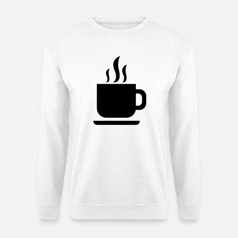 Coffee cup - Unisex Sweatshirt - white
