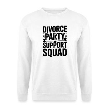 Divorce Party Support Squad - Unisex Sweatshirt - white - Front