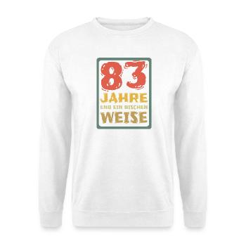 83 - Unisex Pullover - Weiß - Vorne