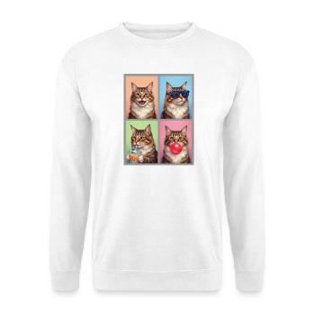 Cats American Bobtail Cat - Unisex Sweatshirt - white - Front