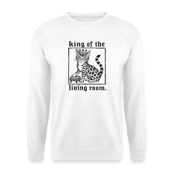 Chat royal du Bengale - Sweat-shirt Unisexe - blanc - Devant