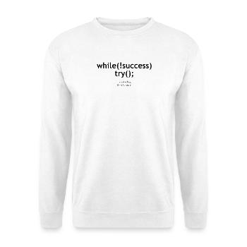 FUTUARE_BLACK - Unisex Sweatshirt - white - Front