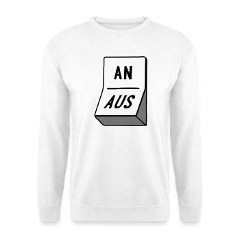 2541614 15643289 schalter - Unisex Pullover - Weiß - Vorne