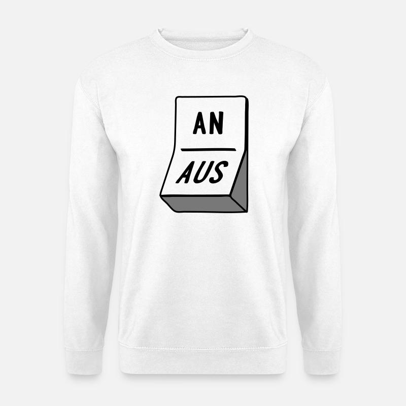 2541614 15643289 schalter - Unisex Pullover - Weiß