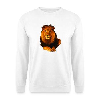 lion - Unisex Sweatshirt - white - Front