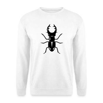 A stag beetle - Unisex Sweatshirt - white - Front