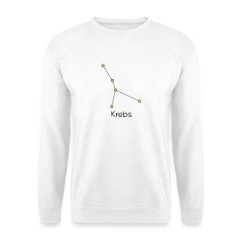 Sternzeichen Krebs - Unisex Pullover - Weiß - Vorne