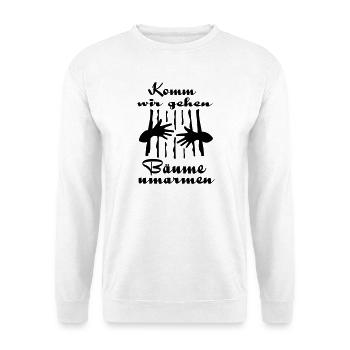 Bäume Umarmen - Unisex Pullover - Weiß - Vorne