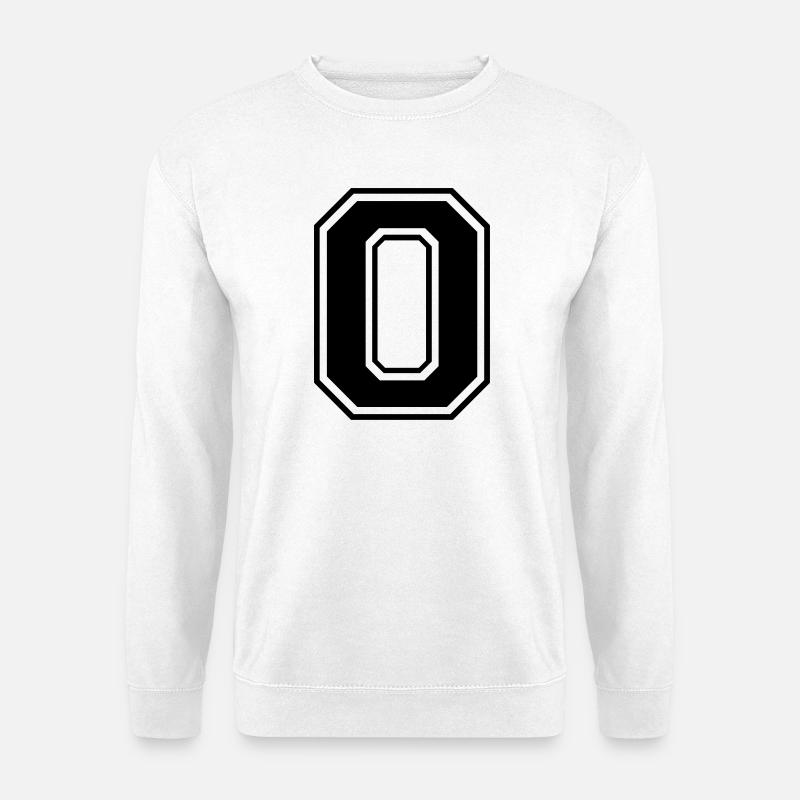 Nummer Rugby Fußball - Unisex Pullover - Weiß